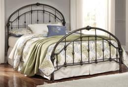 B280 Nashburg (Signature Design) Metal beds feature welded steel construction with cast ornamentation 153/181/182 have a garden arch