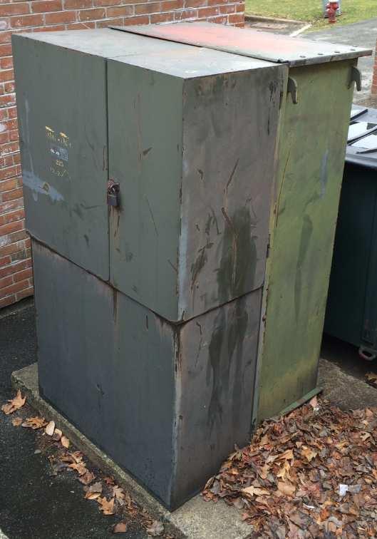 Main Electrical Service Condition The utility transformer located at the building s exterior is currently in poor condition and beyond its expected service life.