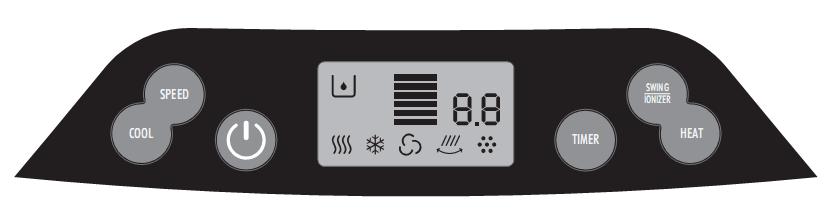 Icons on LCD: Control