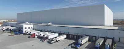 The new 42,000 square meter facility in Richland, Washington is the largest automated freezer building in North America with over one million cubic meter of storage capacity; turning over 135 million