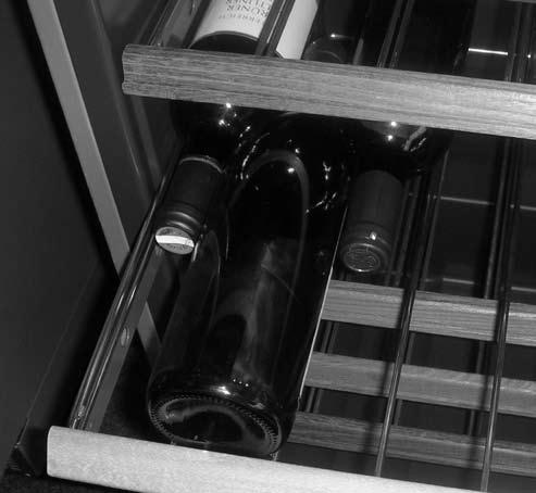 Operating Your Appliance Loading the Wine Racks All of the wine racks on your wine cooler or beverage center slide out for easy access except for the bottom shelf.