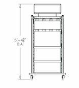included with the Metal Two-Way Unit DWCBP55-P Stardust silver frame base with perforated metal center panel.