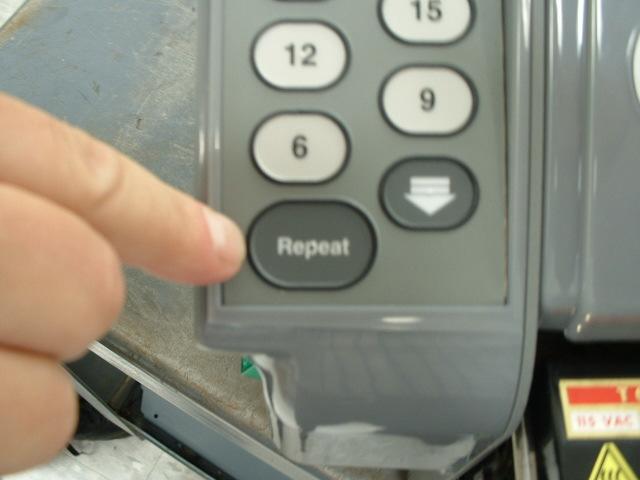 as you are pressing the arrow keypad.