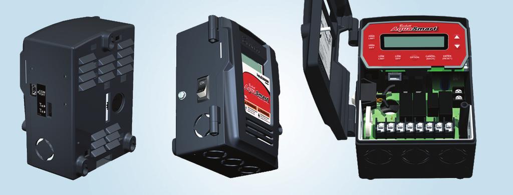 Figure 1 - Getting to know the AquaSmart 7600 Series Control Communication Port TW/TR Terminals Sensor Mount Touch Pad Sensor Jack Disconnect Switch (Optional) Clamping Screw For Sensor Installation
