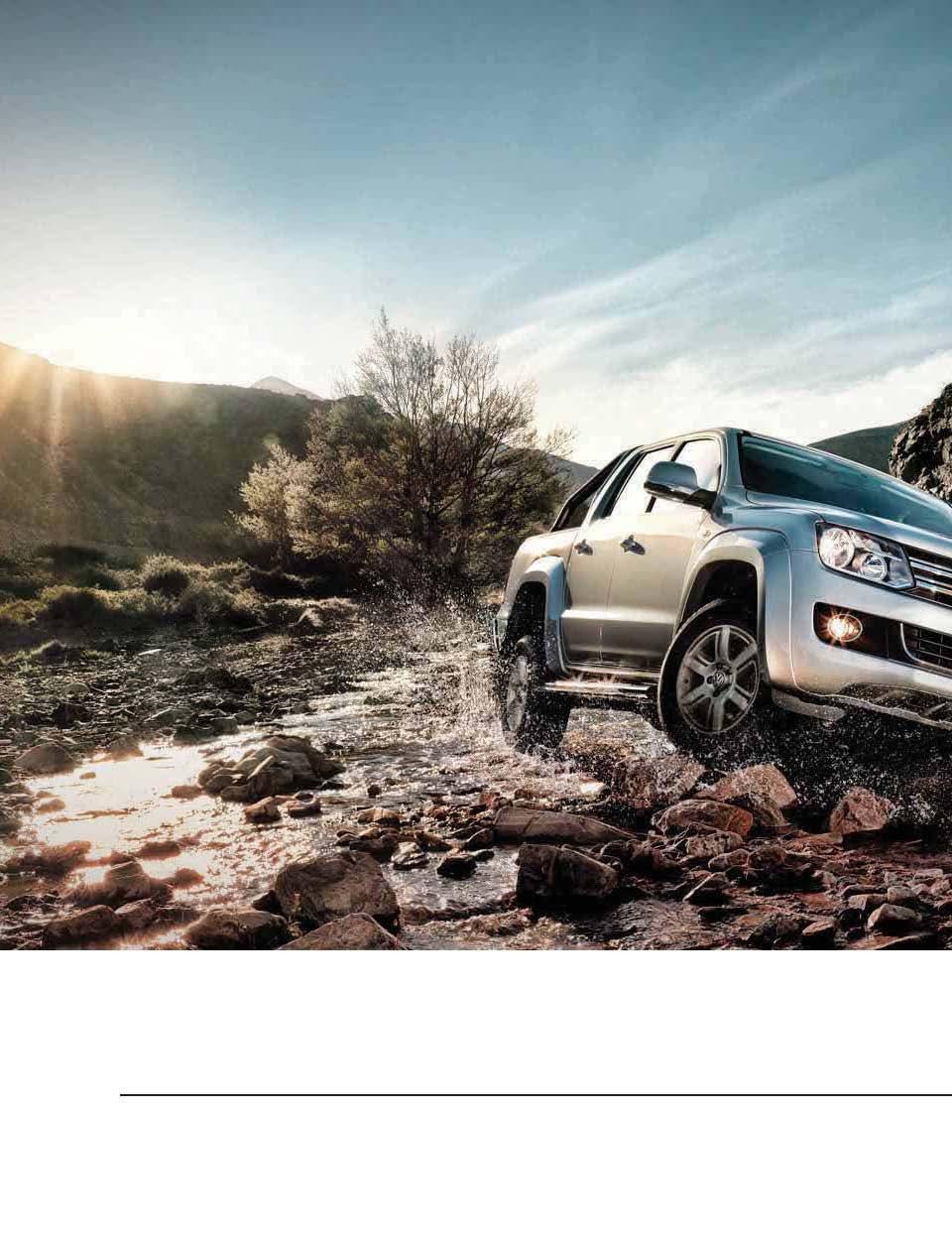 Driving through the river instead of taking the bridge? Amarok can. Now with an 8-speed automatic gearbox.