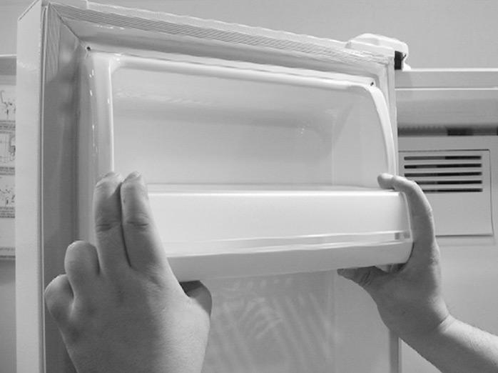Mechanical Disassembly 7-2) Freezer Disassembly Door Bin in Freezer The door bins allow storage of perishable items. 1.