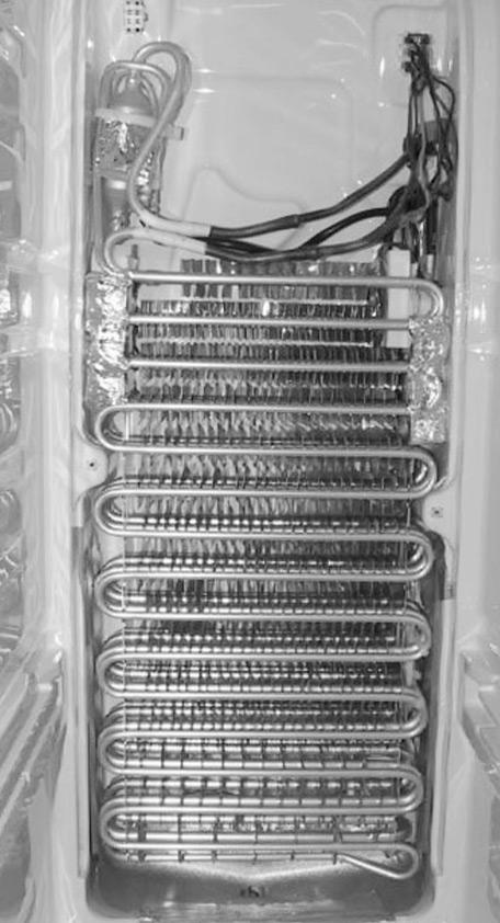 Mechanical Disassembly Evaporator in Freezer Evaporator is located in the bottom of