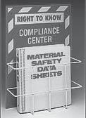 RIGHT TO KNOW COMPLIANCE CENTER and ACCESSORIES For Compliance with OSHA s Hazard Communication Standard Organize MSDS Sheets in One Place RIGHT TO KNOW COMPLIANCE CENTER