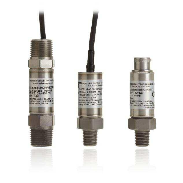 Pressure Transducer / Transmitter AST4400 Overview The AST4400 is a stainless steel pressure transducer with a wide variety of options.