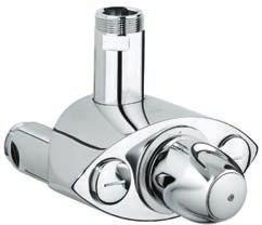 thermostatic scalding protection mixer, 34309000 Automatic 2000 special in-line thermostat