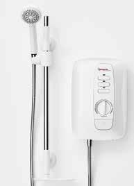 Instant Electric Showers Expressions Revive & Revive Plus Push button start/stop multi-entry shower Suitable for