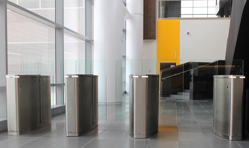 The SpeedStile FP continues to be one of Gunnebo s most popular and sought after optical turnstile products.