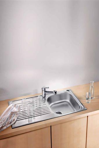 BLANCO SELECTIONS Inset sink and tap packs Stainless Steel BLANCO
