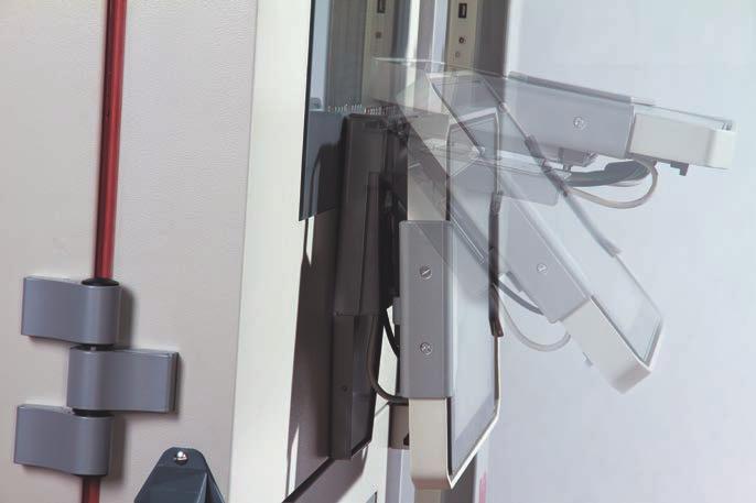 This solid and robust Panel PC is conveniently positioned so you can incline it as required.