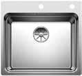 BLANCO ETAGON 500 18/10 Stainless Steel BLANCO ETAGON 500 IF BLANCO ETAGON 500 IF 18/10 Stainless Steel sink and tap Cut Out Size: Template provided Bowl Depth: 190mm Cabinet Size: 600mm RAILS 234164