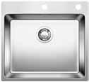 Size: 600mm BLANCO ANDANO XL 6 S-IF 18/10 Stainless Steel sink and tap Cut Out Size:
