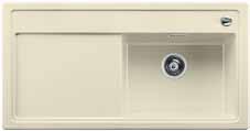 SILGRANIT PuraDur sink and tap 860 345 510 Cut Out Size: 840mm x 490mm x 15mm corner radii Bowl Depth: 190mm Cabinet Size: