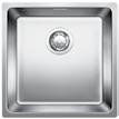 400-U Bowl 18/10 Stainless Steel bowl and tap 22mm corner radii Bowl Depth: 190mm Cabinet Size: 450mm