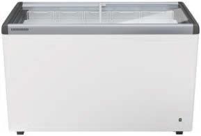 Sales chest freezers Sales chest freezers Total gross / net capacity Exterior dimensions in mm (w / d / h) ¹ Interior dimensions in mm (w / d / h) Energy consumption in 365 days ² Climate rating