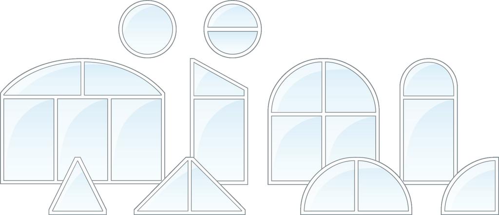 offers a wide variety of picture, specialty-shaped windows that look