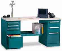 Equiptoflex Workcenter - 29 Desk Height; 30 Deep 363 series Workcenter Widths Work Surface Type 4 5 6 Plastic Laminate 363R4P 363R5P 363R6P ESD (Anti-Static) 363R4C 363R5C 363R6C Hardwood 363R4W
