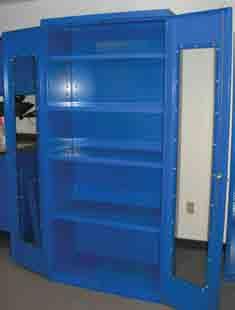 Quick-View Storage Cabinets Equipto Quick-View Cabinets are designed for both easy visibility and security of personal belongings, books, files, equipment supplies parts, etc.