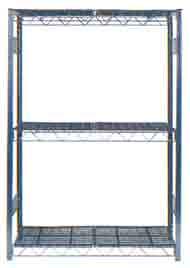 V-Grip Wire Racks (1,000 1,500 lbs. per tier) V-Grip Wire Racks provide the ideal solution when storing medium to heavy loads in an environment where air and light flow are important.