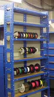Specialty Racks Equipto provides storage for all types of parts. Keep grinding wheels, spools, and even auto body parts on these unique, heavy-duty racks.