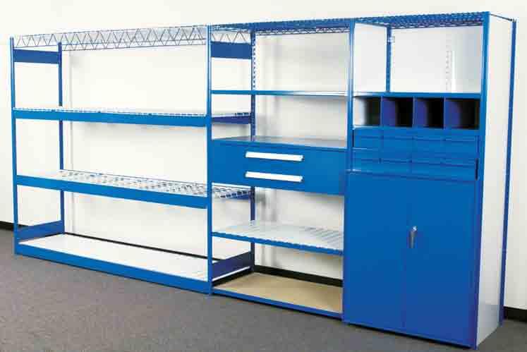 V-Grip Shelving At the heart of Equipto s engineered space solutions is V-Grip, an industrial shelving system design that is unmatched in structural integrity and provides the industry s broadest