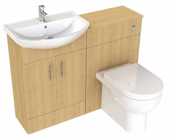 Furniture Sense nabis Vanity options with very practical push together option in 2 sizes and 2 colour