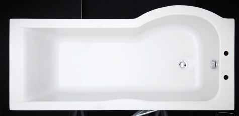Baths & Bathscreens showerbaths From 227.94 neon Neon 1700x700mm P Shape Showerbath Left Hand A03025 227.94 Neon 1700x700mm P Shape Showerbath Right Hand A03026 227.