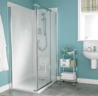 Mira Flight wall panels Flight walls are designed to complement the Mira Flight shower trays and are available in gloss white to offer a stylish contemporary finish to your bathroom.