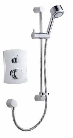 flow than similar mixer showers even at low pressure Choose a combination of any two water outlets from our selection of overhead showers, hand showers and bath