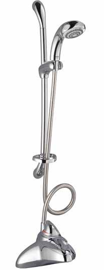 SPRAY TYPES Start Soothe Force Eco Mixer showers Mira Excel BIV Built-in valve with adjustable fittings, chrome