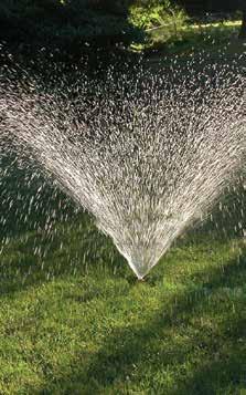 If water puddles, stop watering a while and then restart, so the water has time to soak in Water in the early morning or evening if you water at mid-day, some of the water just evaporates Use