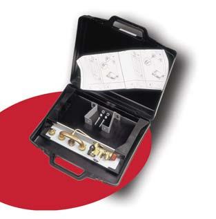 Pre-installation kit includes a paper template with configurations of other popular brands for easy boiler replacement.