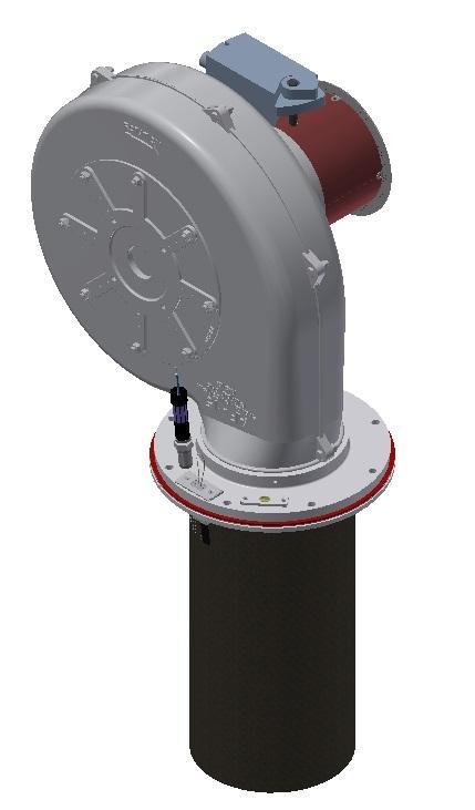 7.7 COMBUSTION AIR FAN AV500-600 Uses a modulating air fan to provide combustible air/gas mix to the burner and push the products of combustion through the heat exchanger and venting system.