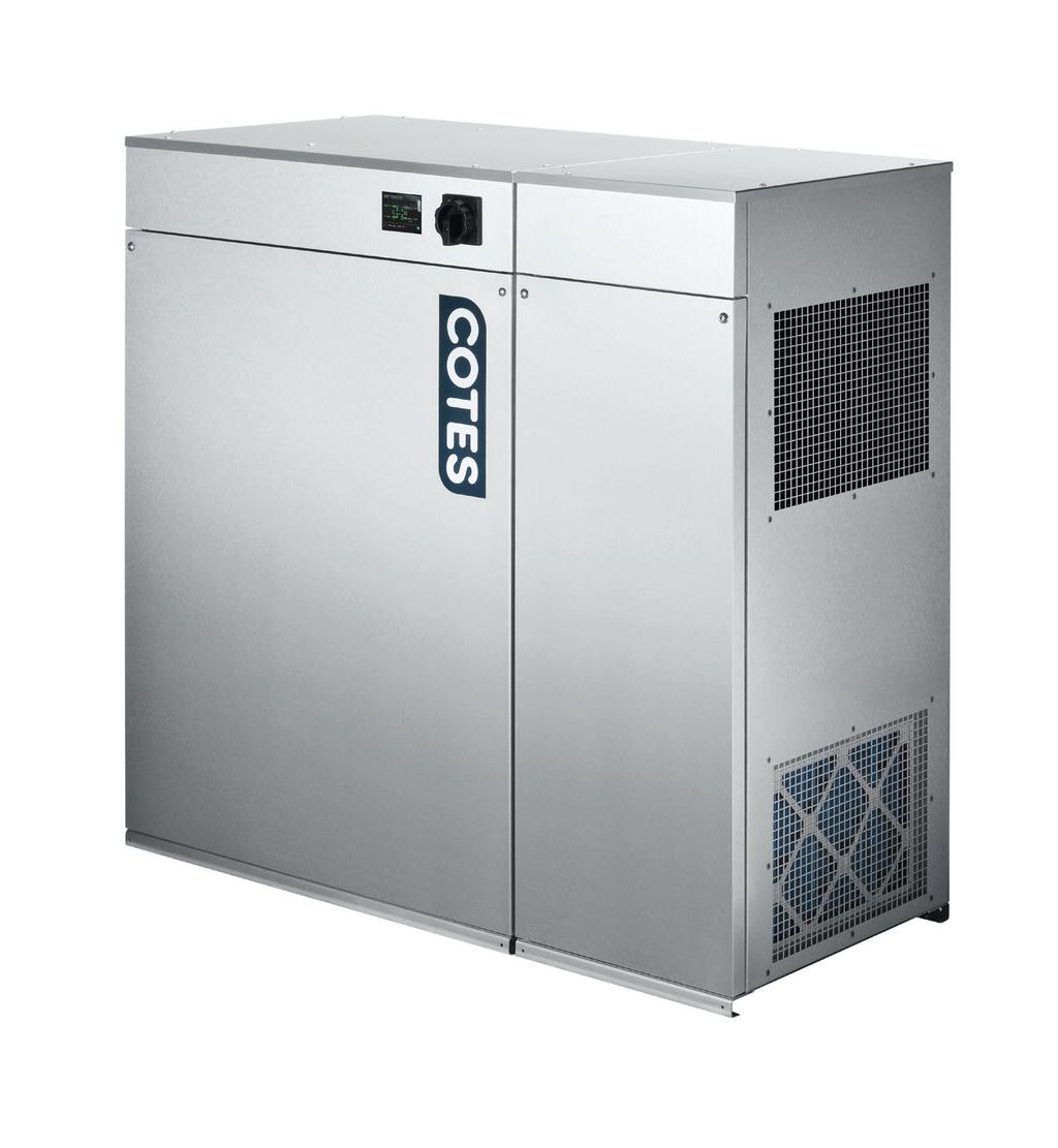 11 THE COTES ADVANTAGE 24% 20ºC The energy advantage Cotes dehumidifiers provide you with substantial energy savings compared with traditional air conditioning or conventional secondgeneration