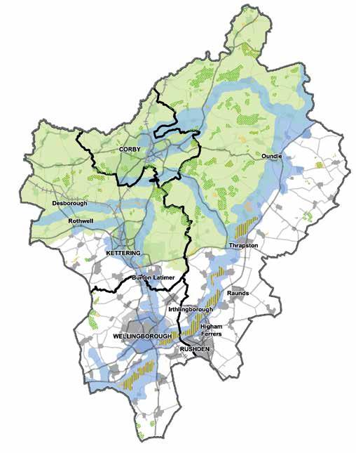 2.17 The Nene Valley Nature Improvement Area (NIA) was designated by the Government in March 2012 10 and extends from Daventry to Peterborough, including the River Nene and its main tributaries.