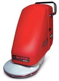 Onboard charger with maintenance free battery. Use for dry and restorative burnishing.