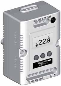 Electronic thermostat with CD screen Electronic temperature controller. Input voltages: 9-30 V, 110-127 V and 220-240 V.