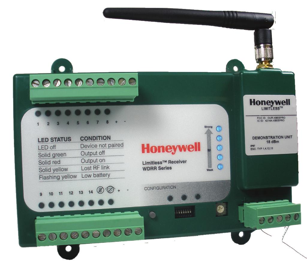 Honeywell s wireless solutions can save up to 60% compared to traditional wired solutions by eliminating the need for conduit, connectors, and wire while significantly reducing installation and labor