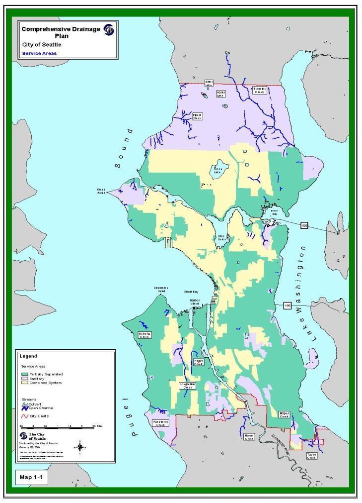 Seattle Map of