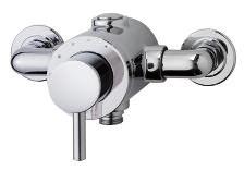 Inclusive showering Every Triton Elina Mixer Shower has the following key features: Easy to operate controls Peg levers are easy to grip Clear markings Thermostatic temperature control Delivers safe