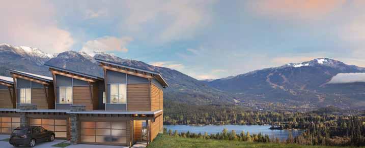Every home is oriented to take full advantage of the spectacular views with oversize windows facing the mountains.