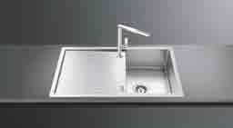 TOPMOUNT OR FLUSHMOUNT LR102 sink main: 30 litres auxiliary: 6
