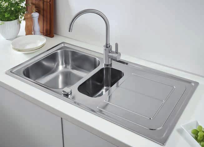 GROHE KITCHEN SINKS K300 SERIES No matter if you prefer 1 or 1.