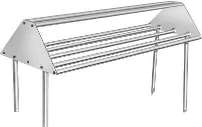 CONSTRUCTION: Factory assembled for ease of Installation. Mounts to dishtable with stainless steel bolts (included). MATERIAL: Side Plates are 14 gauge type 304 series stainless steel.