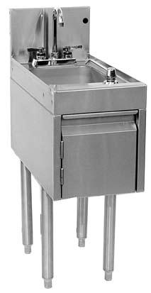 Project: Item #: Model #: Qty: AIA# SIS# Single Bowl Sinks DHSB-12 Specifications HSA-12-D Hand Sink Models: HSA-12, HSA-12-D, HSA-18, HSB-12, HSB-12-D, HSB-12-AD, HSB-18, DHSA-18, DHSB-12, DHSB-18