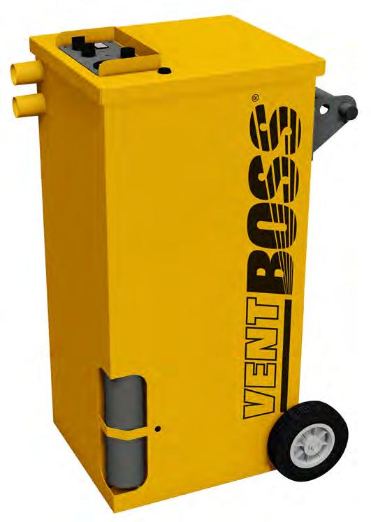 SERIES 700 HI-VAC EXTRACTION The Ventboss 700 Series provides high-vacuum fume extraction for manual welding.